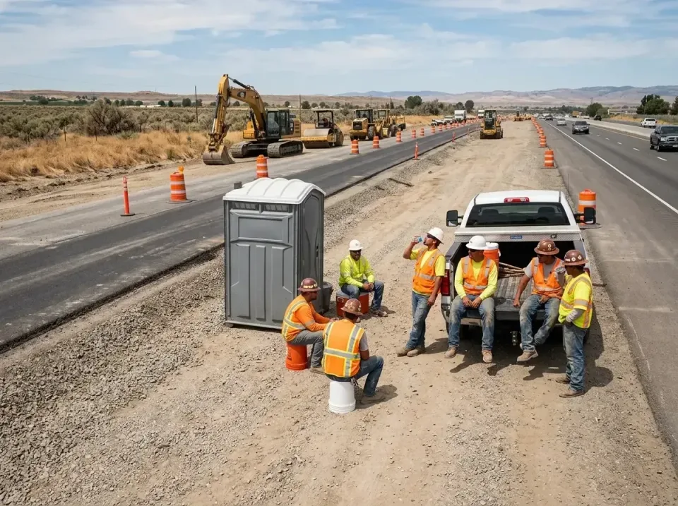 highway-road-construction-crew-007 — frequently asked questions, Porta Potty and Restroom Rentals in Dublin, OH